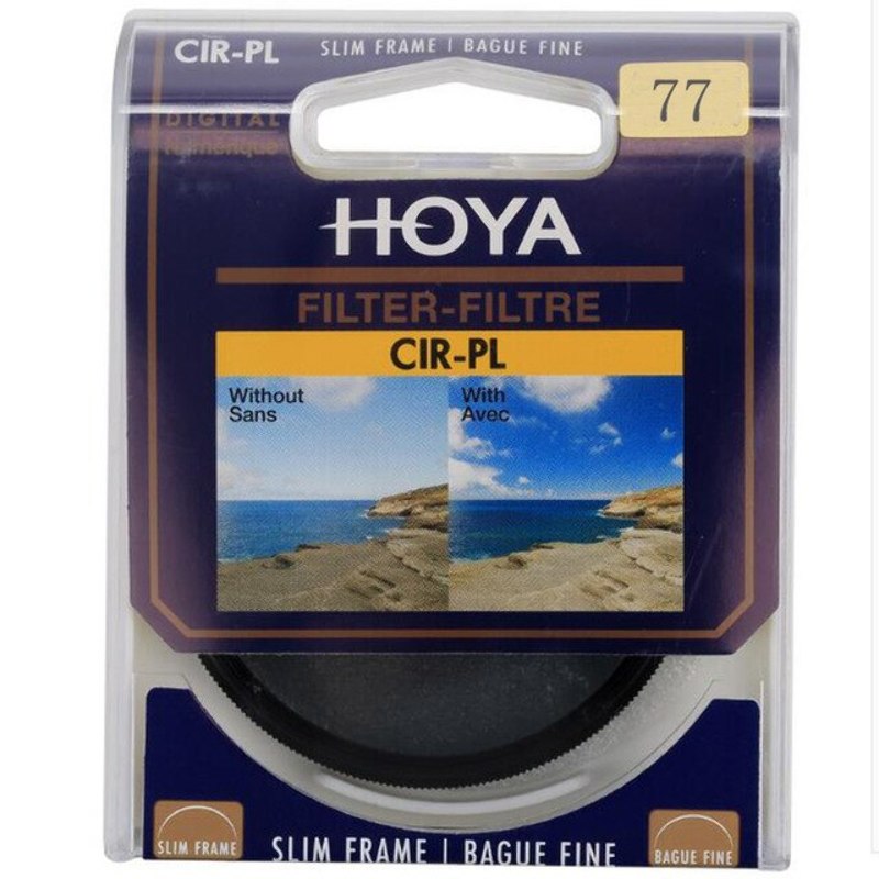 Filtro Hoya Polarizador Circular 77mm Slim Delgado