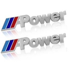 Par Emblemas BMW M Power /// 10x62mm