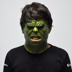 Mascara Halloween Cosplay Hulk Realista