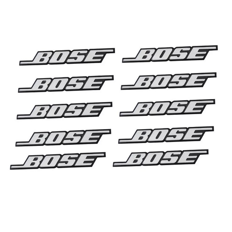 10 Emblema Logo Bose Adhesivo Auto Parlantes