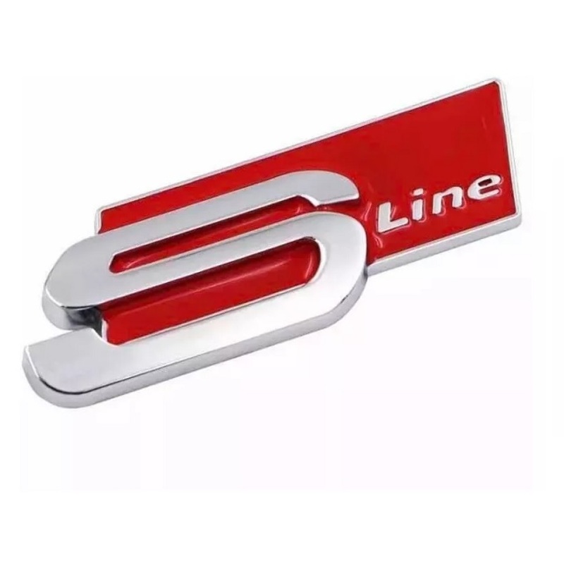 Emblema Insignia Audi S Line Metalico