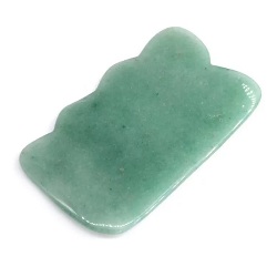 Piedra Guasha Jade El Secreto de la Belleza Oriental 9x5,5cm