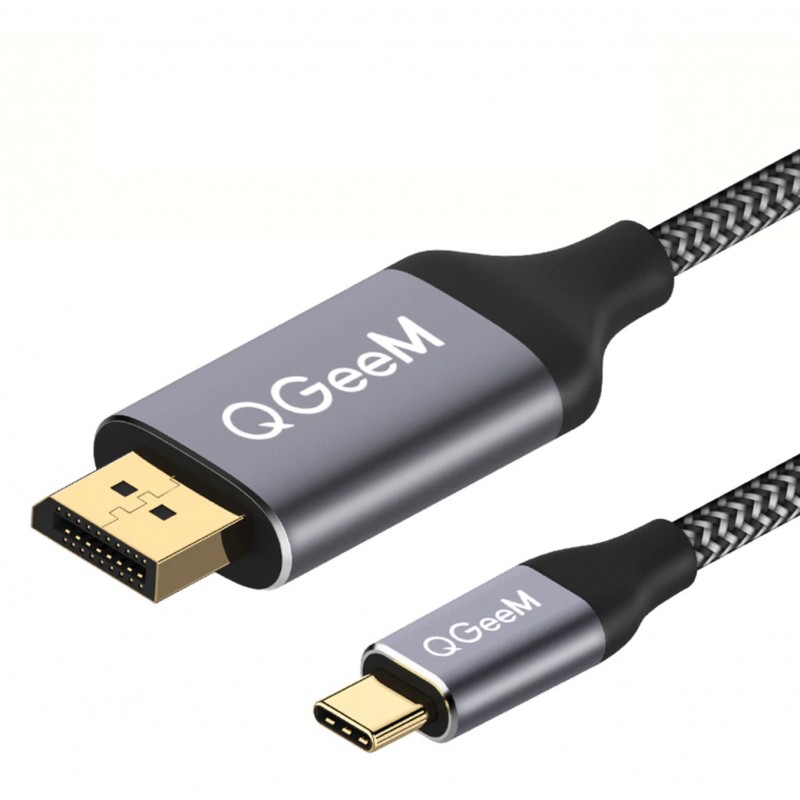 Cable USB-C a Displayport Thunderbolt 3 4K 60Hz 1.2mt