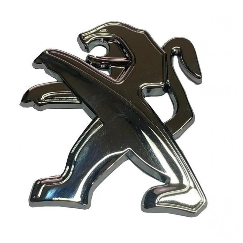 Emblema Peugeot Leon Metal 6x5,4cm